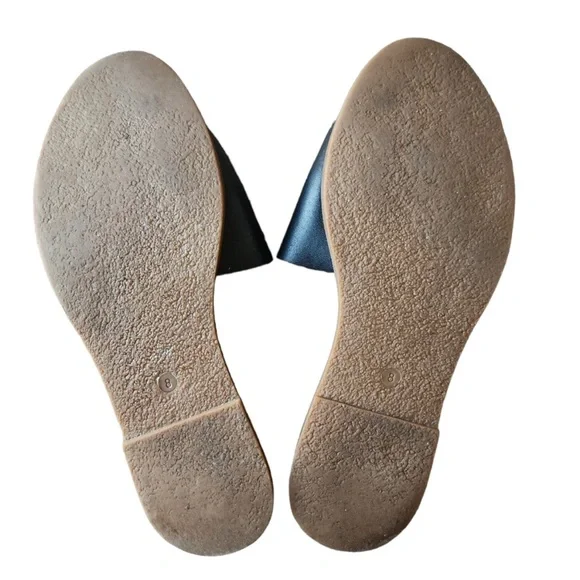 Madewell Boardwalk Post Slide Sandal True Black size 8 - Picture 6 of 7